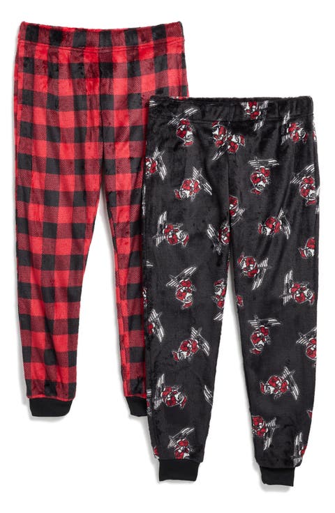 Kids' Pack of 2 Assorted Santa Pajama Pants (Little Kid)