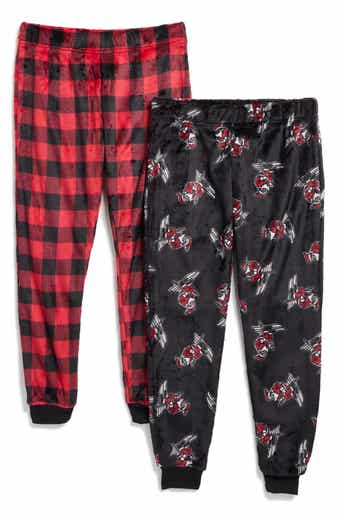 SLEEP ON IT Kids' Pack of 2 Assorted Santa Pajama Pants