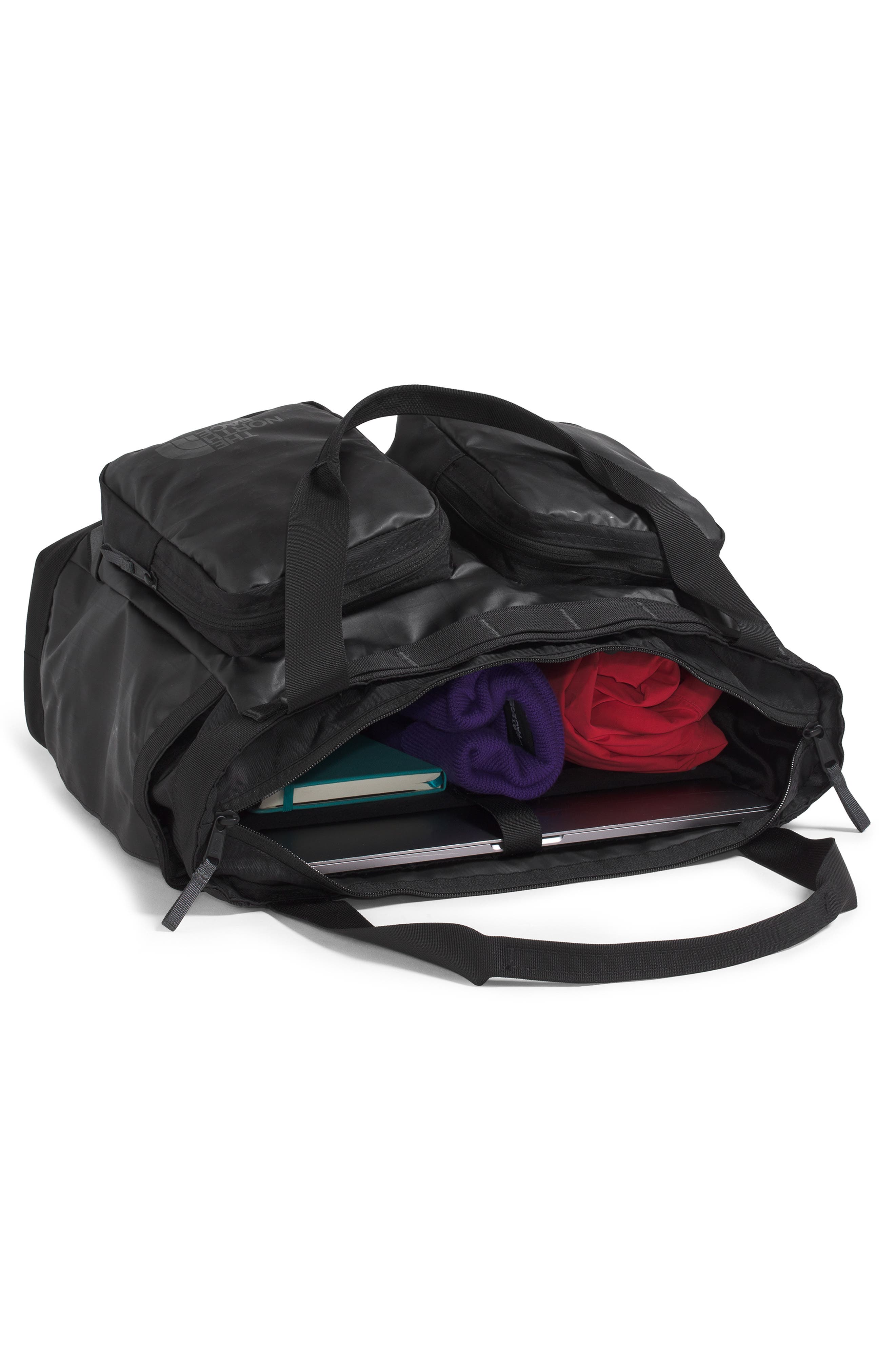 The North Face Base Camp Voyager Tote, Alternate, color, Tnf Black/ Asphalt Grey
