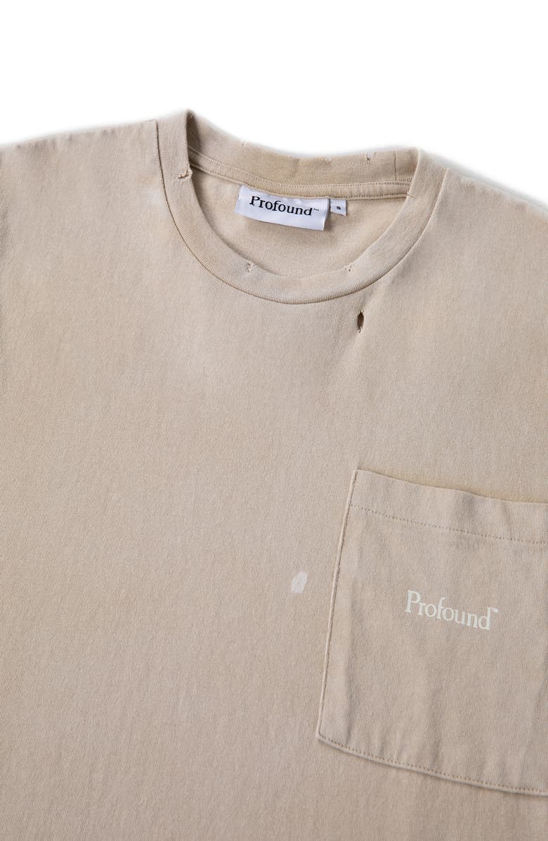 Profound Distressed Pocket T-Shirt, Alternate, color, 