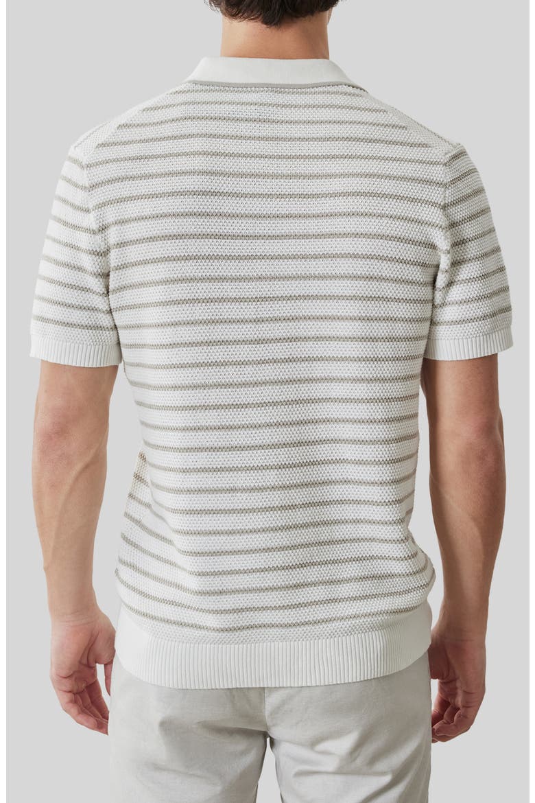Stellan Stripe Polo, Alternate, color, WHITE