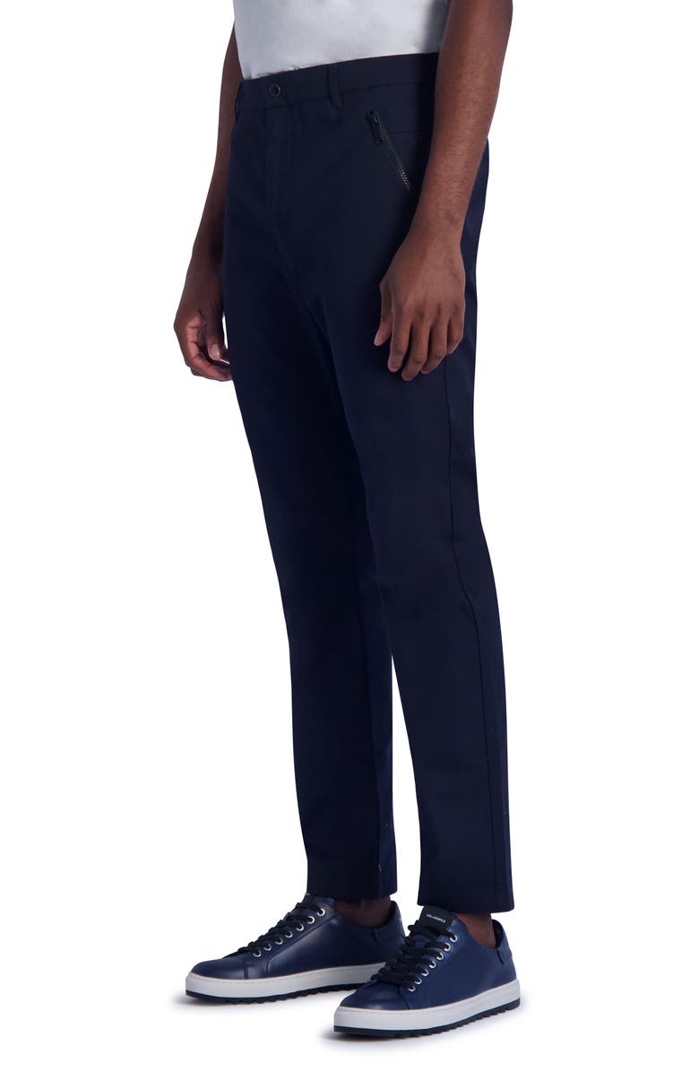 KARL LAGERFELD PARIS Track Slim Fit Ankle Pants, Alternate, color,