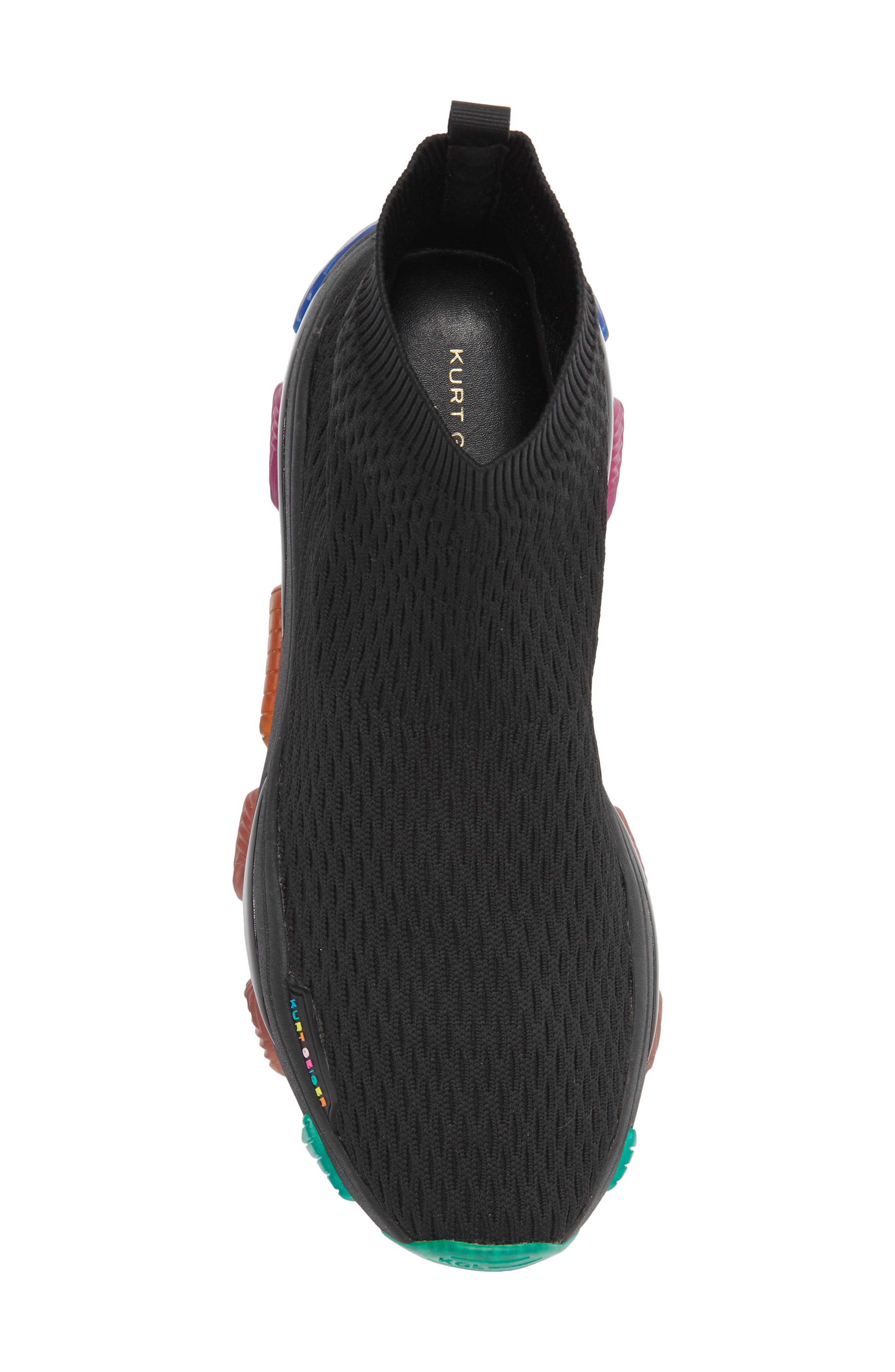 Kurt Geiger London Lettie Sock Sneaker, Alternate, color, Black/ Combo