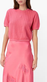 CAMI NYC Ellory Crop Cotton Pointelle Top