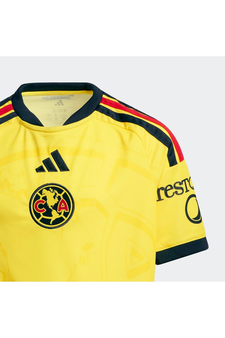 Youth adidas Yellow Club America 2026/27 Home Replica Jersey, Alternate, color, Yellow