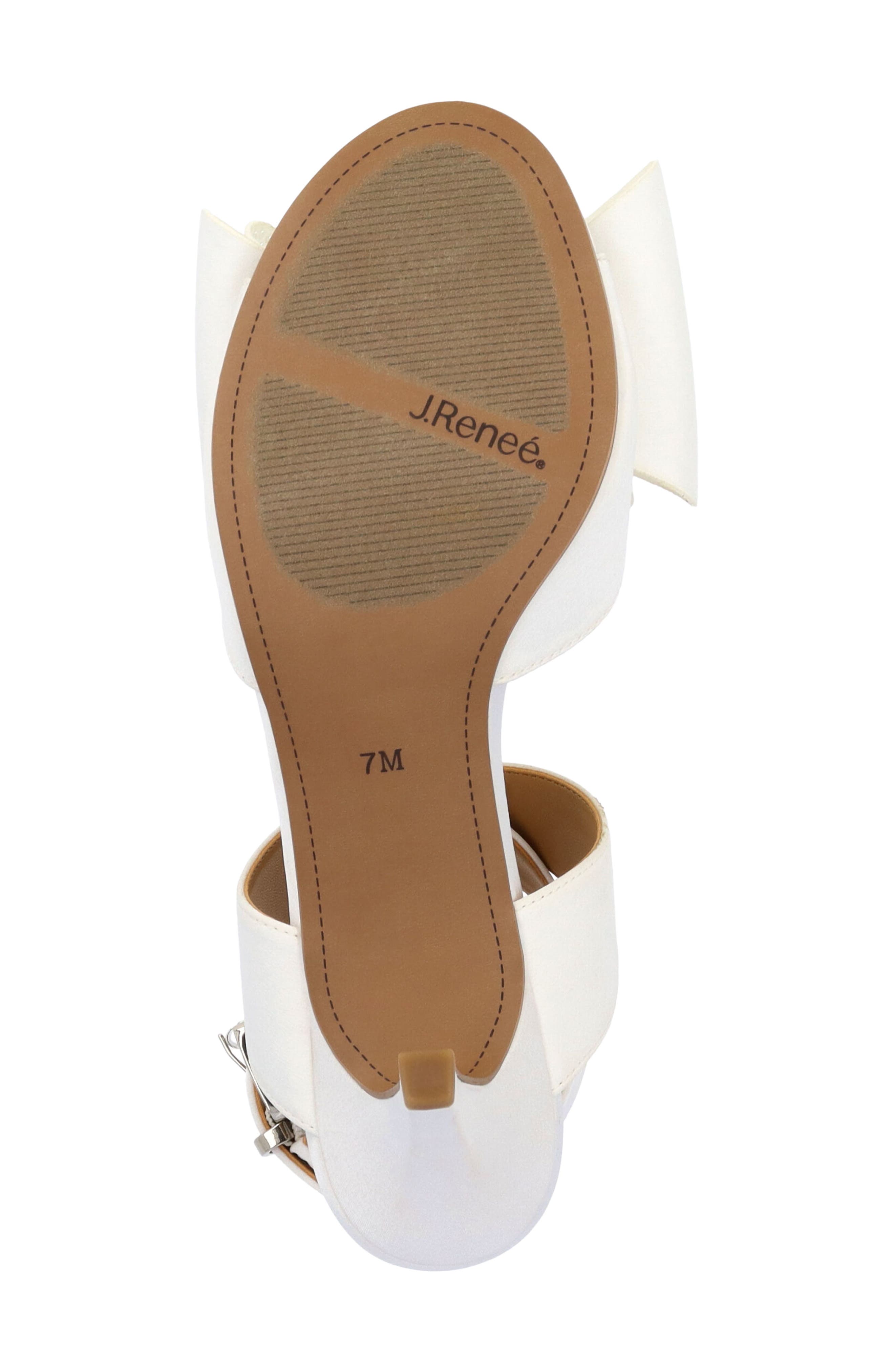 J. Reneé Nerelle Ankle Strap Sandal, Alternate, color, White