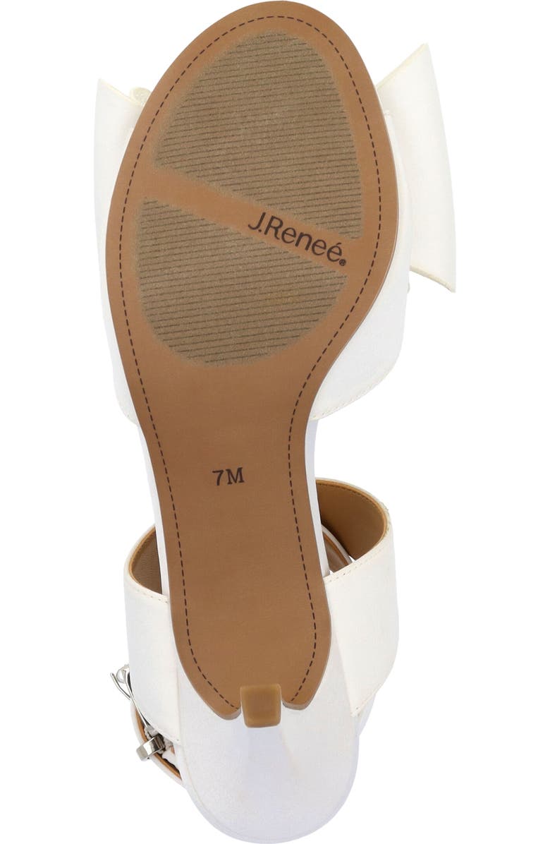 J. Reneé Nerelle Ankle Strap Sandal, Alternate, color, White