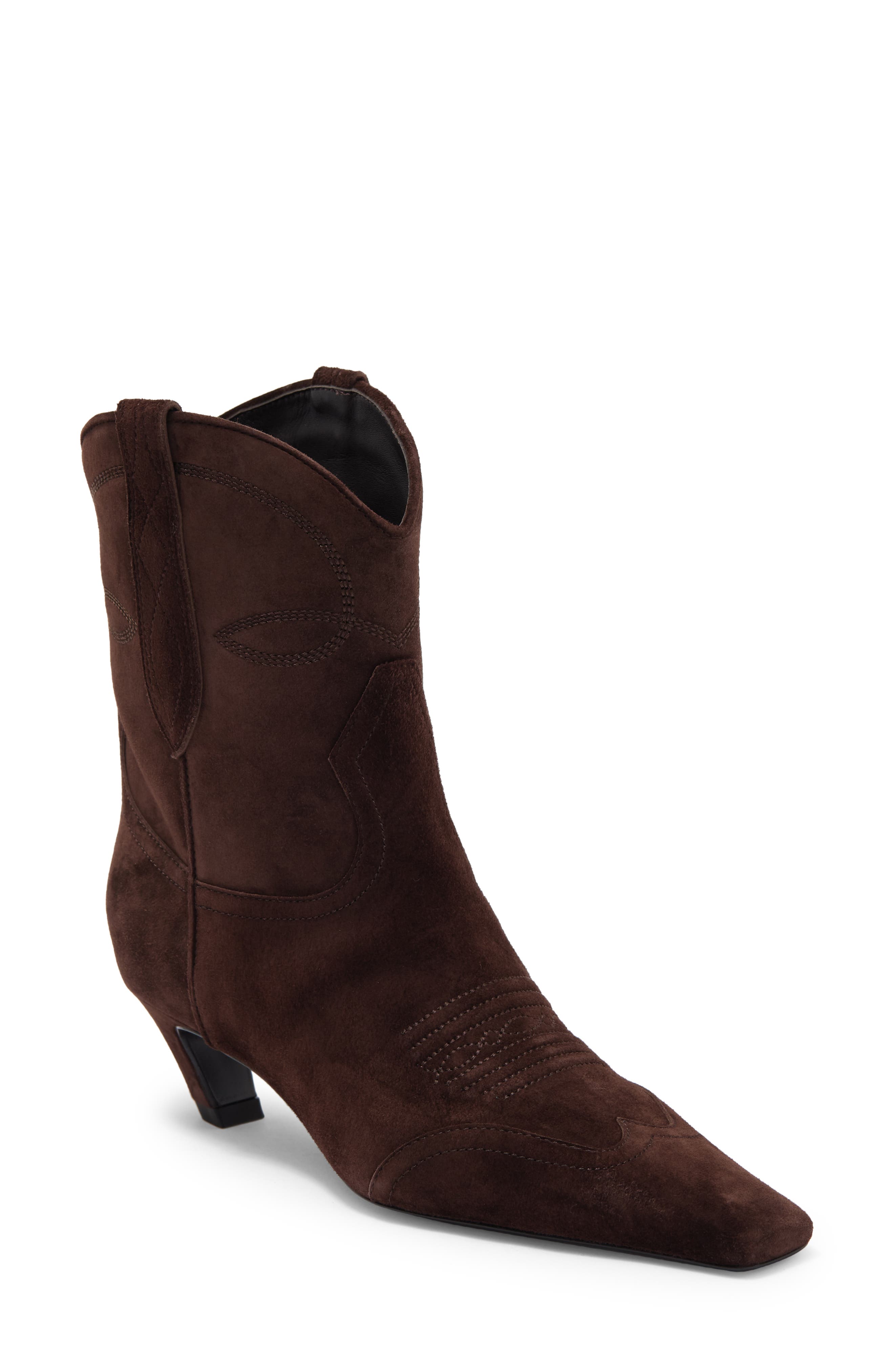 Dallas Short Western Boot, Main, color, COFFEE