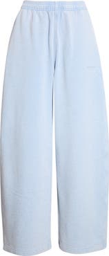 Alexander Wang Crystal Embellished Relaxed Fit Cotton Sweatpants