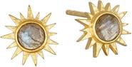 Satya Jewelry Light Seeker Labradorite Starburst Earrings