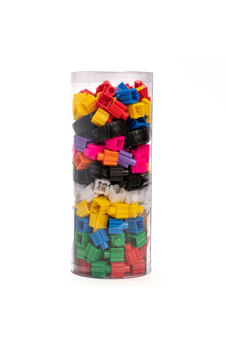 Snapo Creative Builder's 200 Piece Kit Building Blocks, Alternate, color, Multicolored