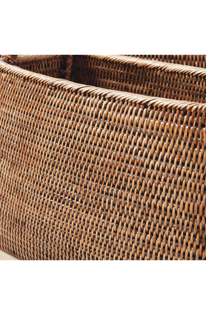 Napa Home & Garden Burma Rattan Narrow Magazine Baskets, Set Of 2, Alternate, color, 