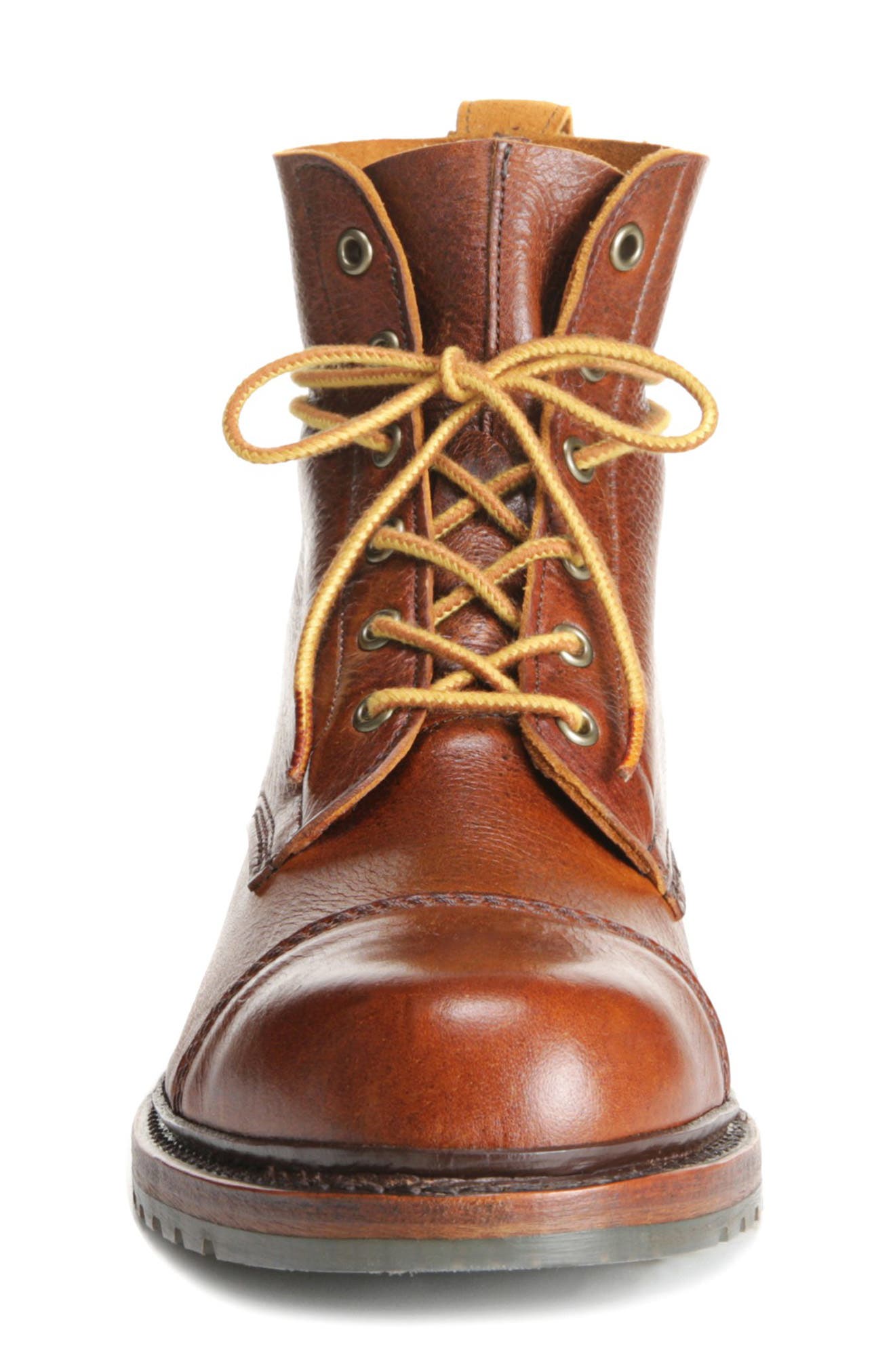 Normandy Cap Toe Boot, Alternate, color, TAN KUDU