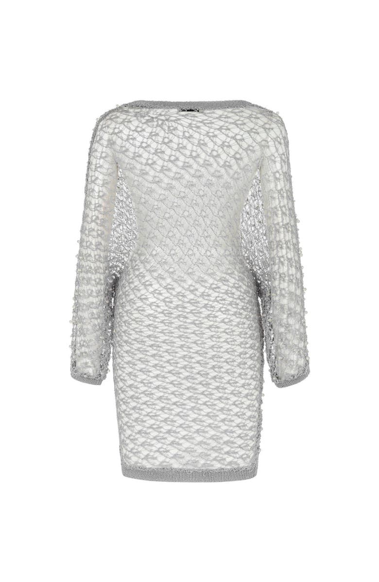 Nocturne Beaded Mesh Knit Top, Alternate, color,