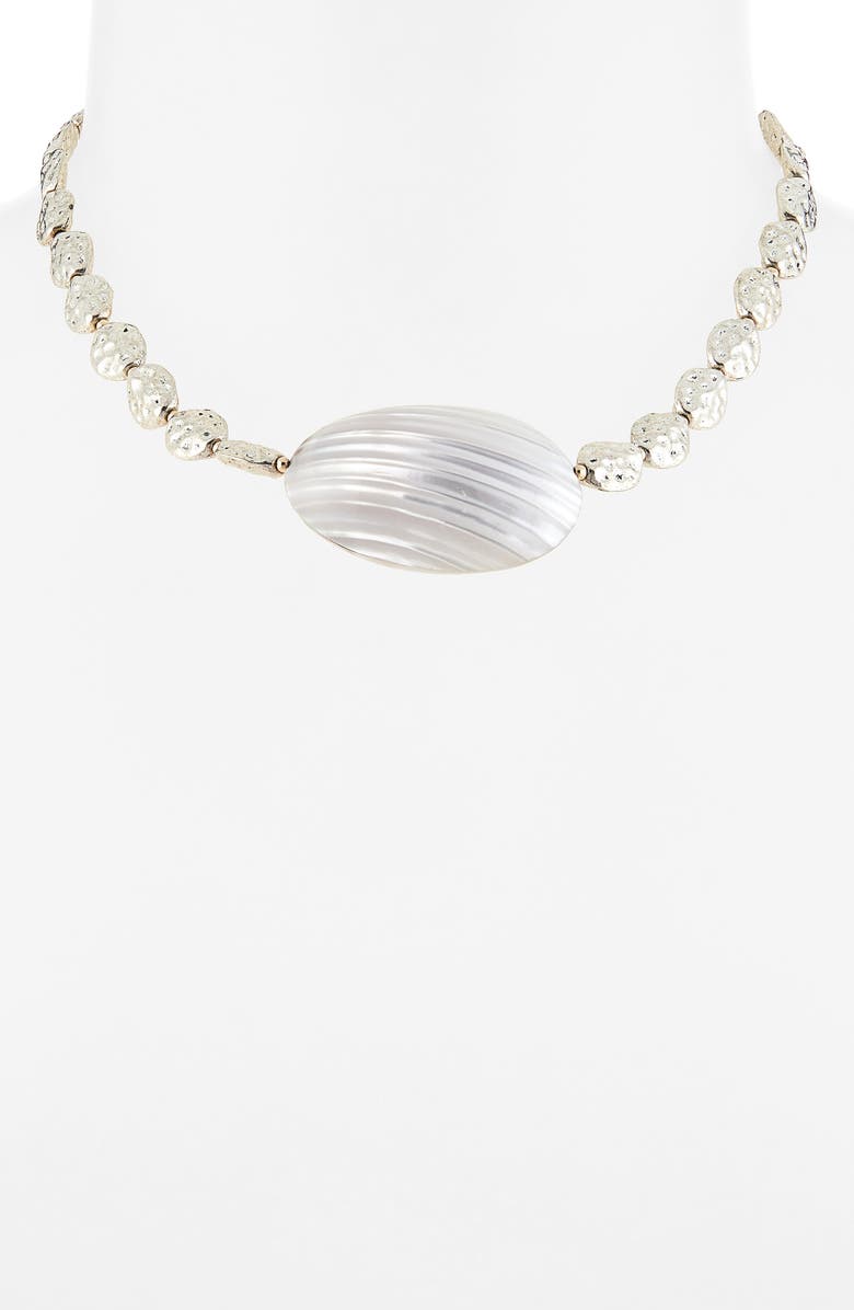 Isshi Moonphase Beaded Necklace, Alternate, color, Ephemeral