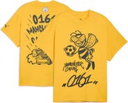 PUMA Men's Puma Yellow Manchester City 2025 FIFA Club World Cup Hoops T-Shirt