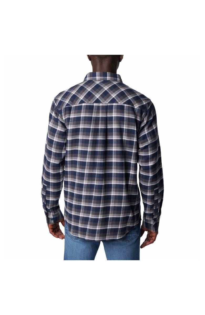 Columbia Men's Columbia Navy Dallas Cowboys Flare Gun Flannel Button-Up Shirt, Alternate, color, Navy