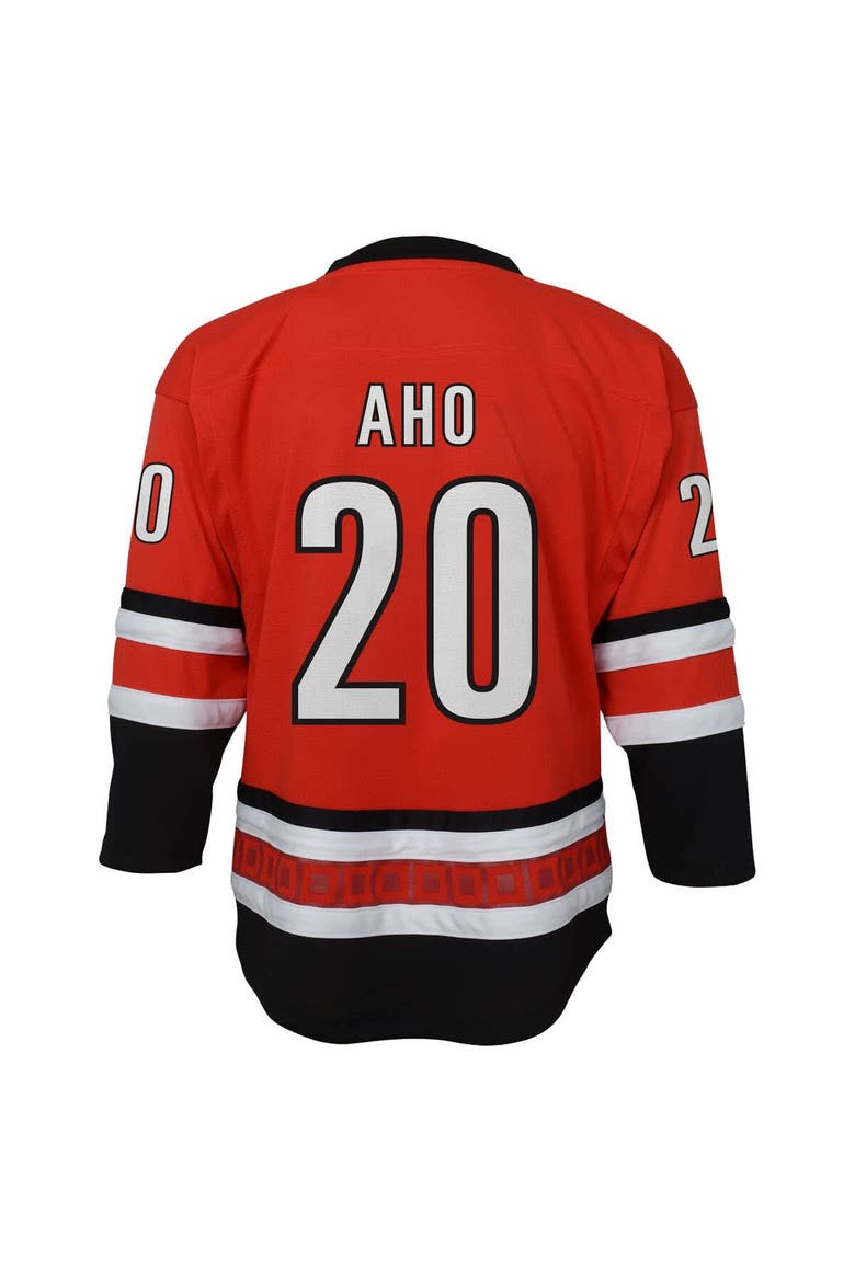 Youth Outerstuff Sebastian Aho Red Carolina Hurricanes Alternate Replica Jersey, Alternate, color, Red