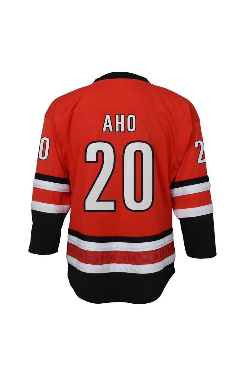 Outerstuff Youth Outerstuff Sebastian Aho Red Carolina Hurricanes Alternate Replica Jersey, Alternate, color, Red