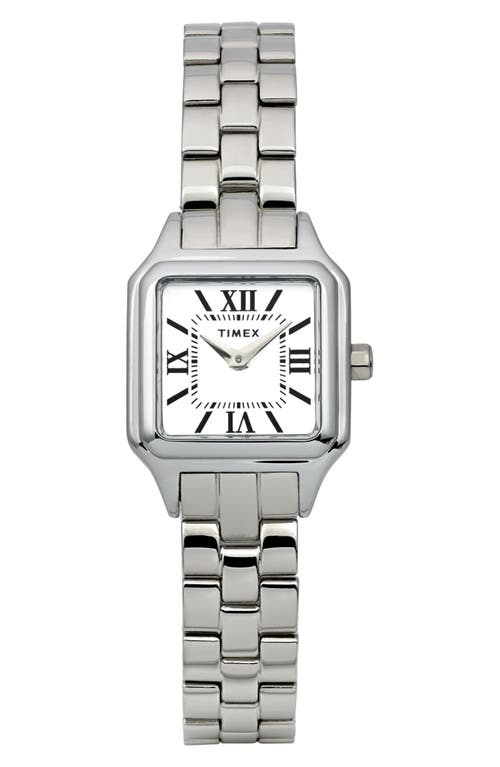 Timex ® Legacy Addison Two-tone Bracelet Watch, 23mm In Silver