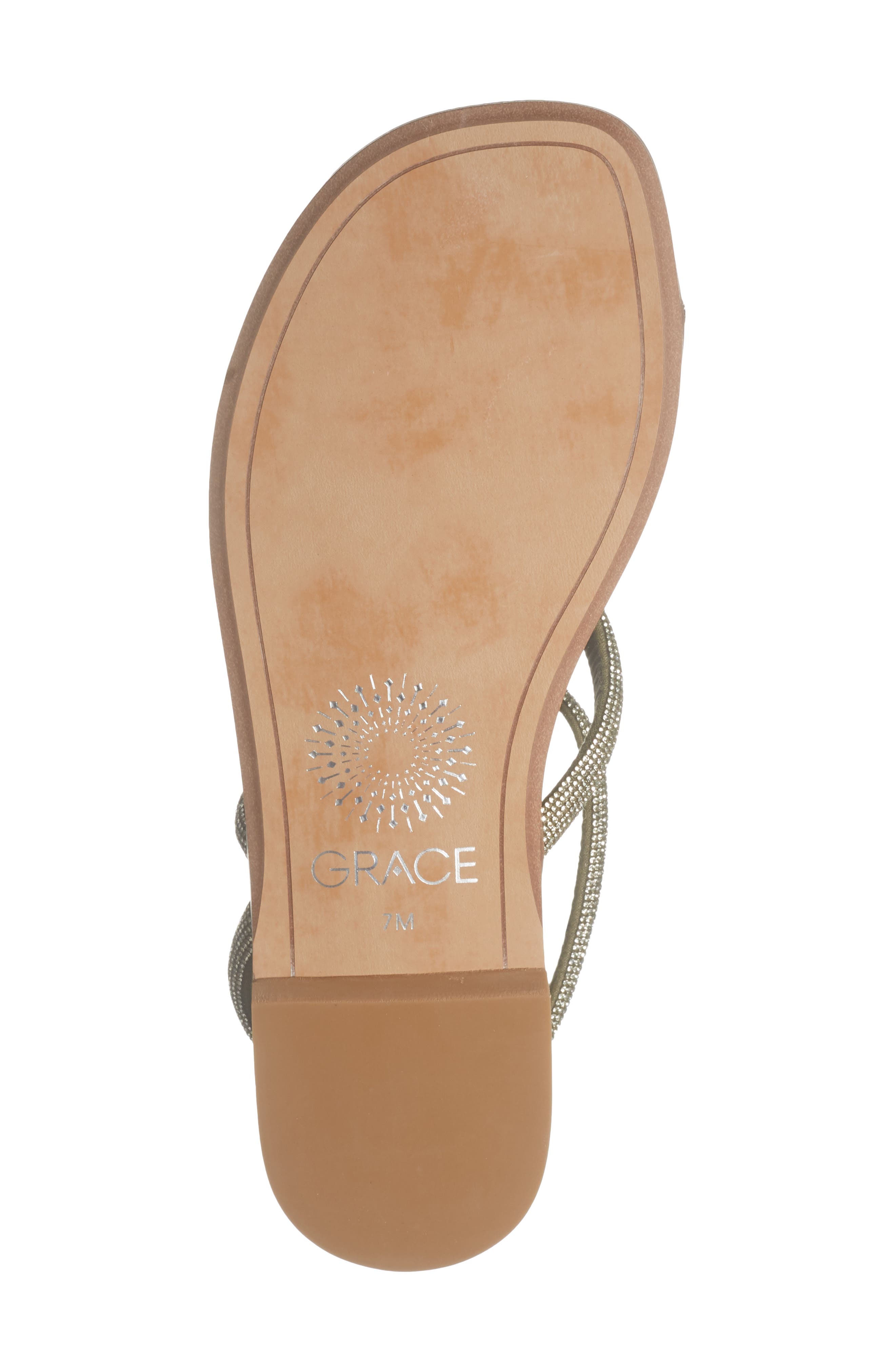 Grace Footwear Majorca Slide Sandal, Alternate, color, Khaki