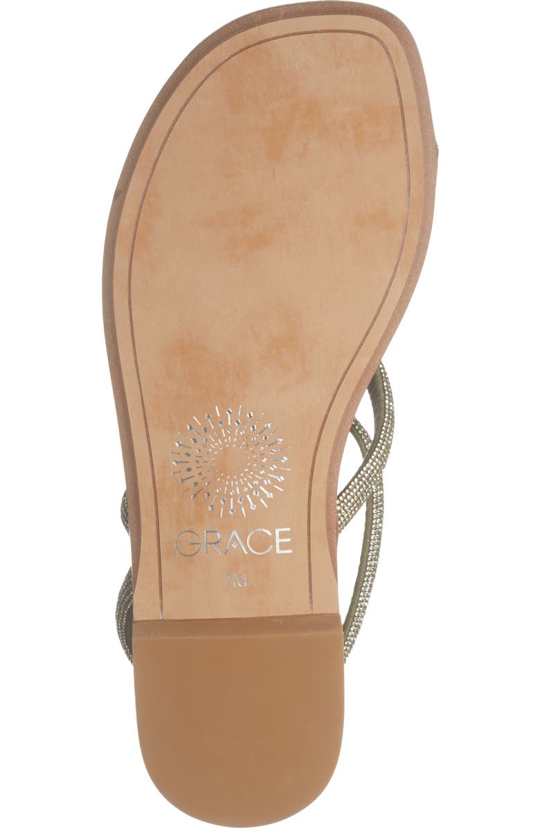Grace Footwear Majorca Slide Sandal, Alternate, color, Khaki
