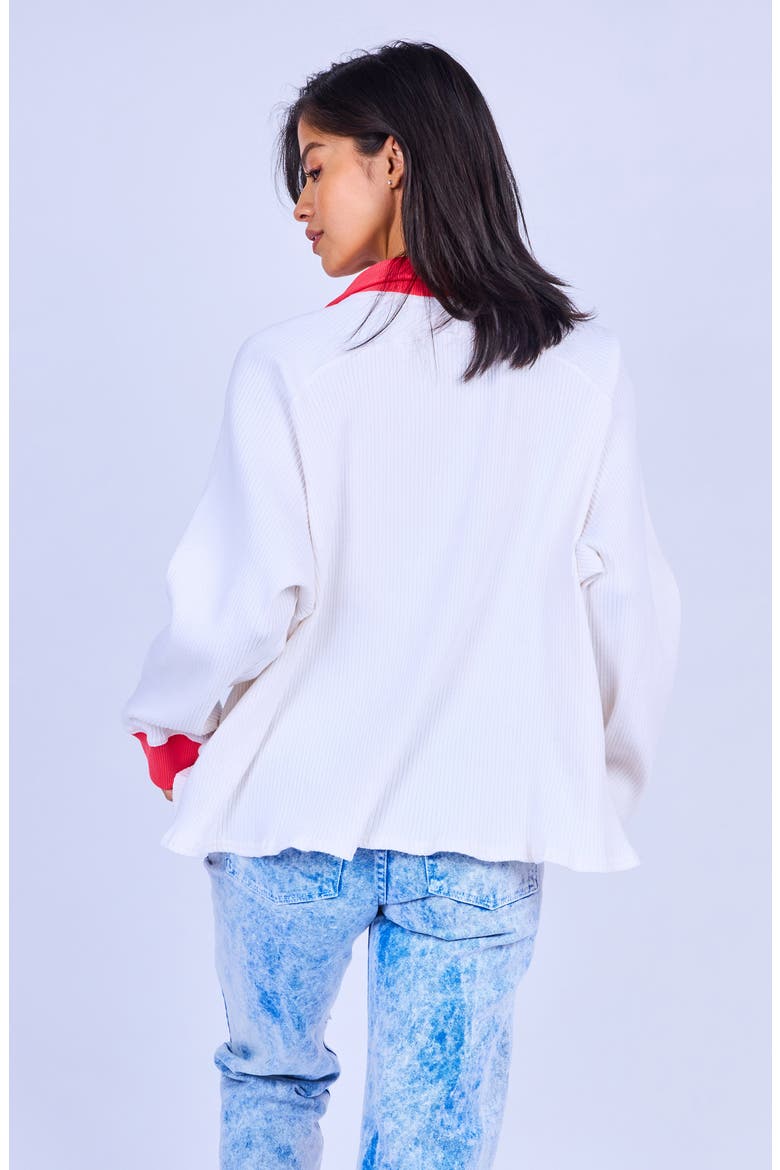 Ripple Rib Pullover, Alternate, color, Sugar