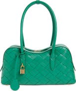 Stella McCartney Ryder Woven Faux Leather Shoulder Bag