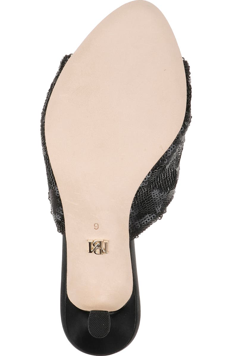 Badgley Mischka Collection Gailea Slide Sandal, Alternate, color, Black Sequins