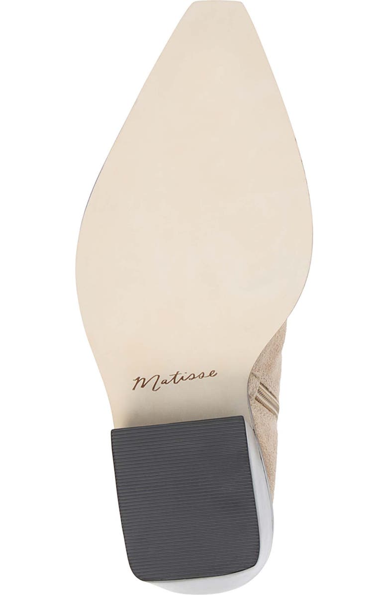 Matisse Cleo Pointed Toe Bootie, Alternate, color, Taupe