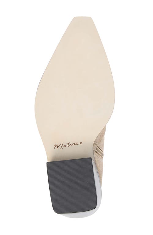 Matisse Cleo Pointed Toe Bootie In Brown