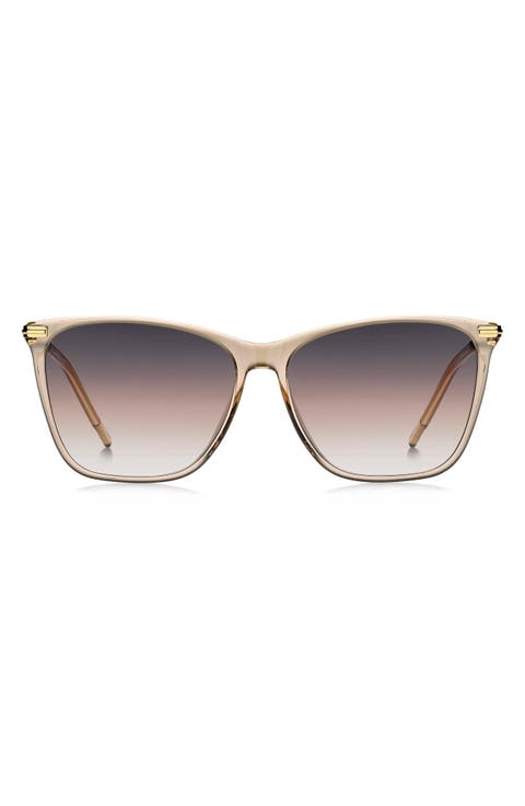 58mm Square Sunglasses