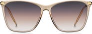 BOSS 58mm Square Sunglasses