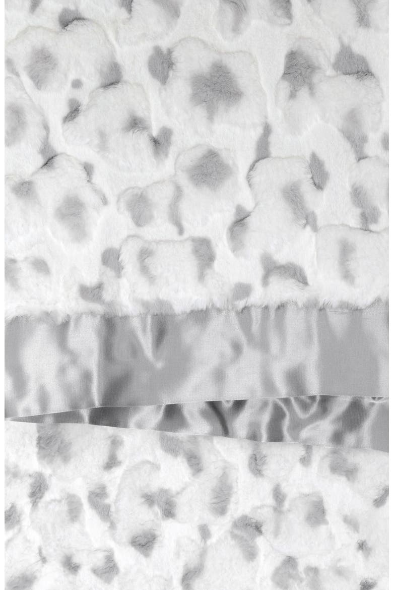 Luxe Kendi Baby Blanket, Alternate, color, SILVER