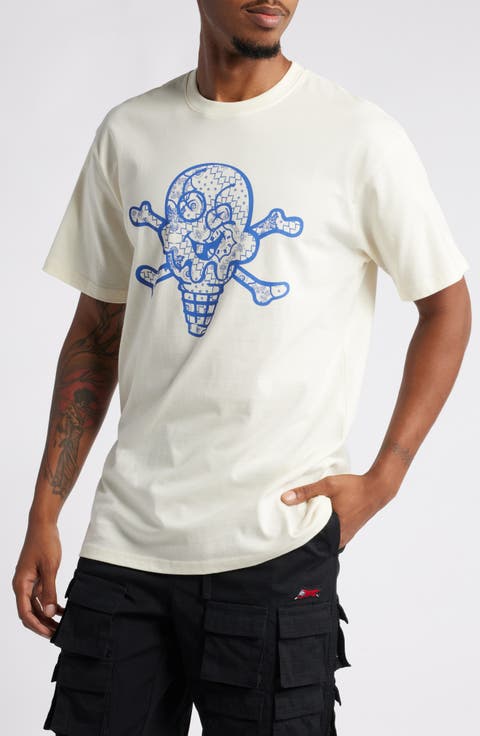 Face Time Cotton Graphic T-Shirt
