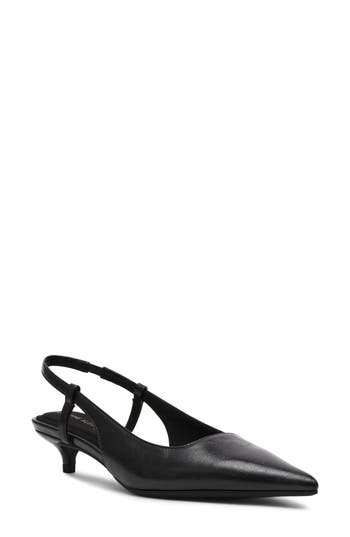 Anne Klein Shorty Slingback Pump In Black