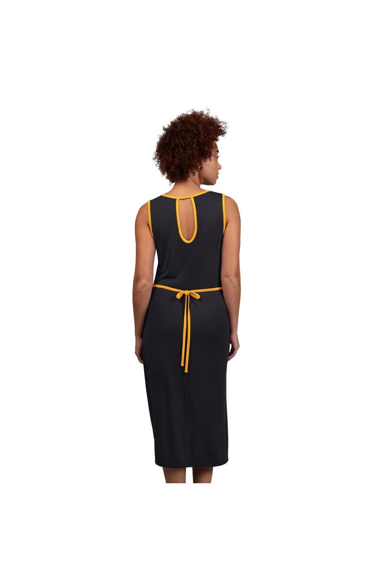 G-III 4HER BY CARL BANKS Women's G-III 4Her by Carl Banks Black Pittsburgh Steelers Center Field Maxi Dress, Alternate, color, Black