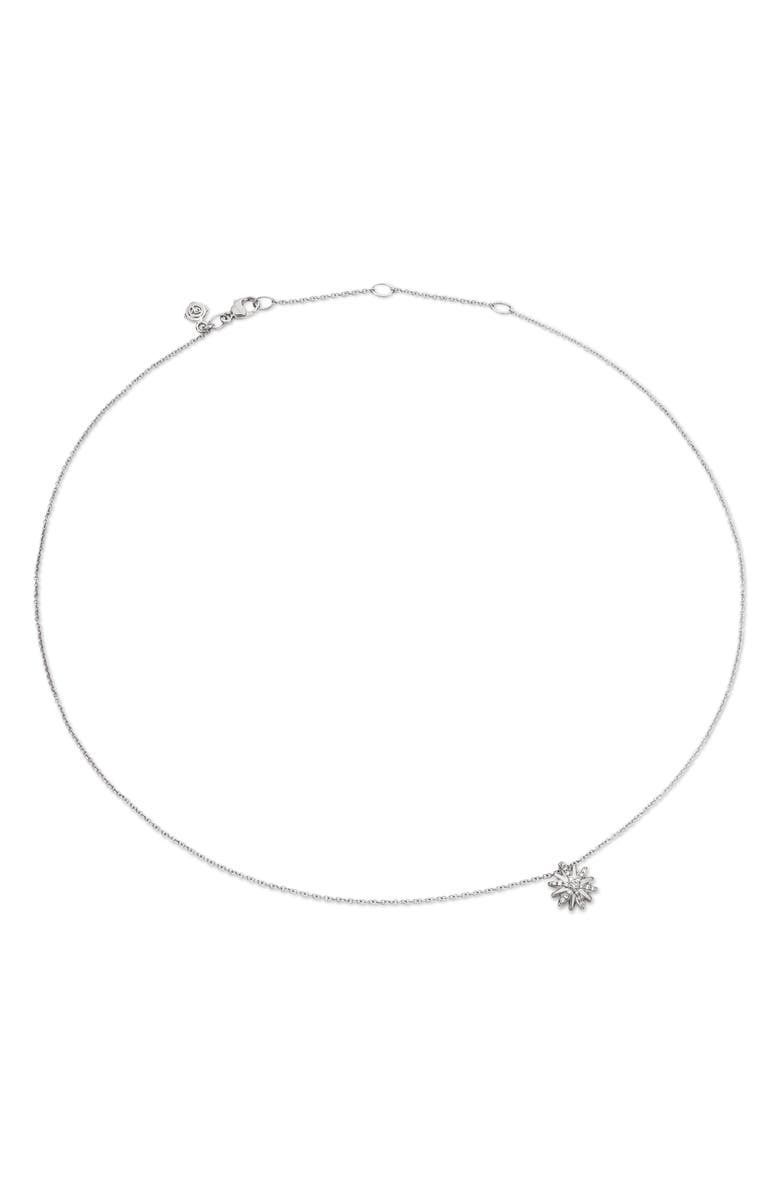 David Yurman Petite Starburst Pendant Necklace with Diamonds, Alternate, color, Diamond/ Silver