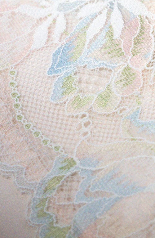 In Bloom By Jonquil Lacey Stretch Satin Short Pajamas In Cream