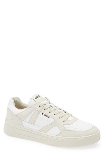 Hugo Boss Boss Baltimore Sneaker In Open Beige