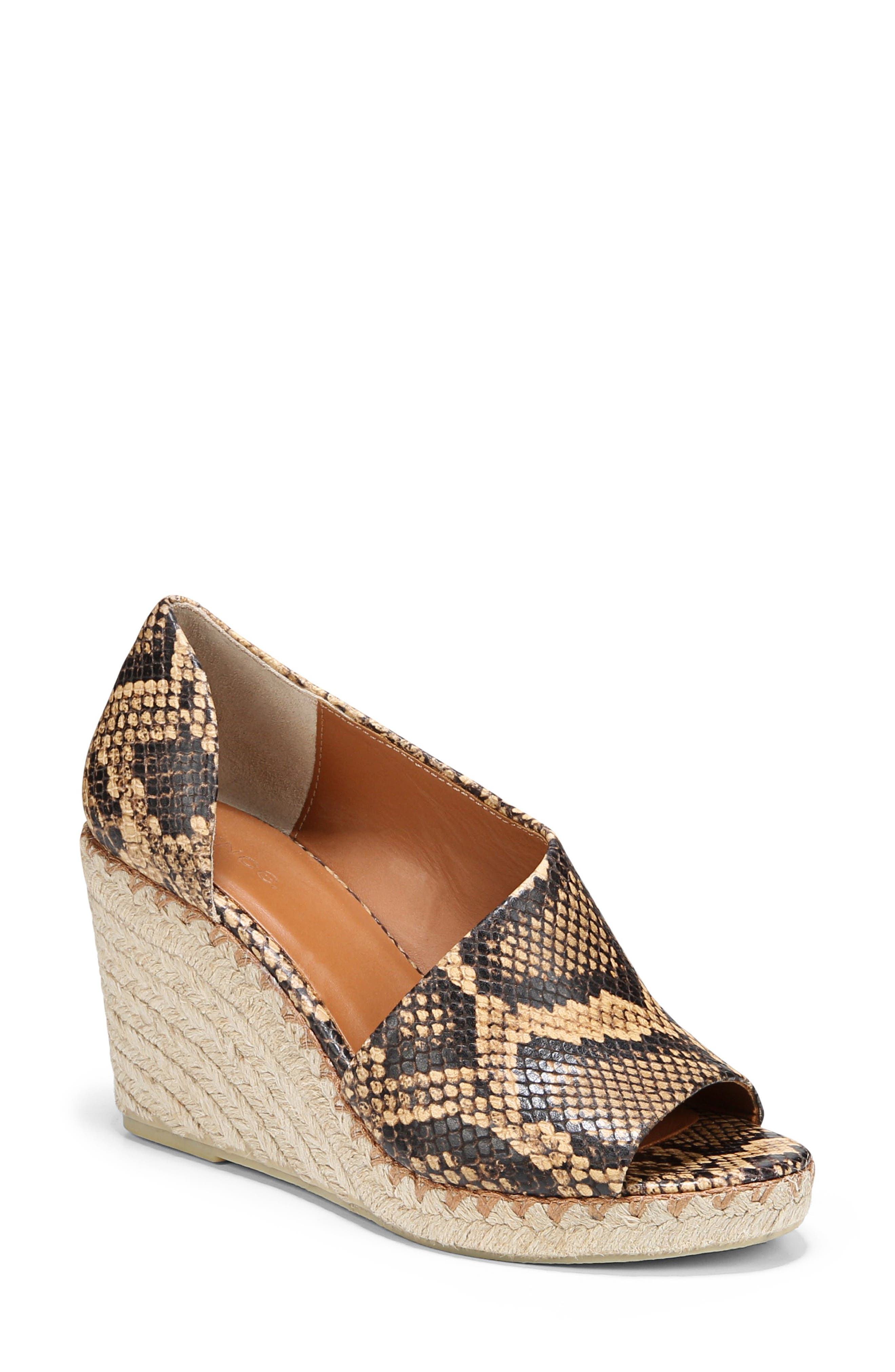 Sonora Espadrille Wedge, Main, color, TIMBER