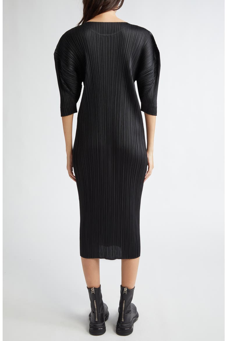 Pleats Please Issey Miyake Monthly Colors July Pleated Midi Dress 