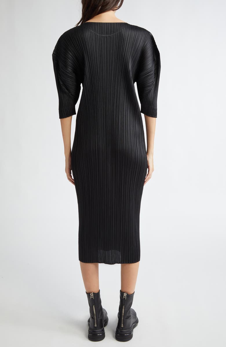 Pleats Please Issey Miyake Monthly Colors July Pleated Midi Dress, Alternate, color, 