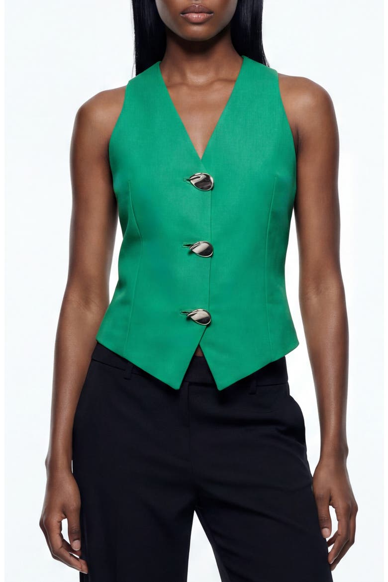 Bellini Halter Neck Top, Main, color, VIBRANT GREEN
