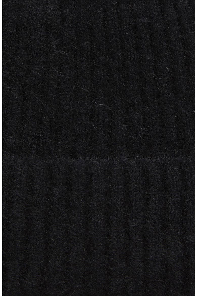 Brushed Cashmere Beanie, Alternate, color, BLACK ROCK