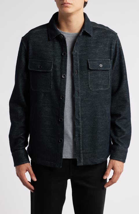Calbrun Cotton Blend Knit Overshirt