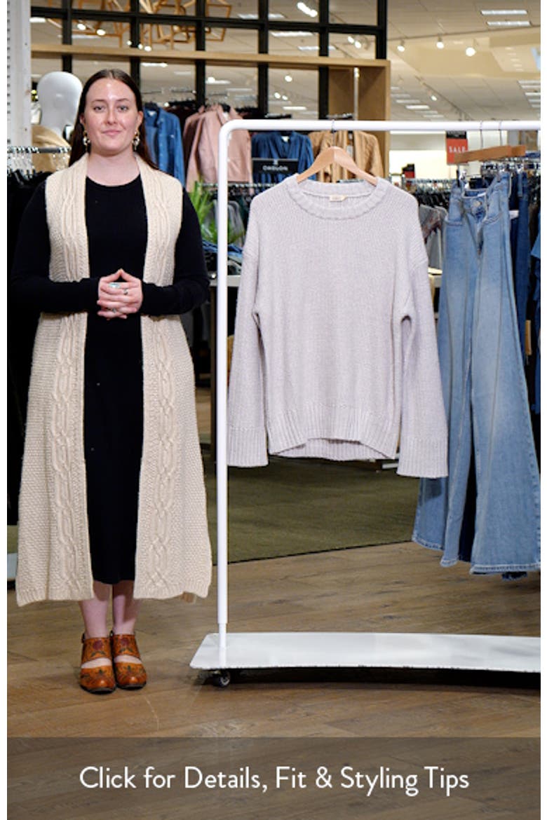 Heirloom Organic Cotton Blend Crewneck Sweater video