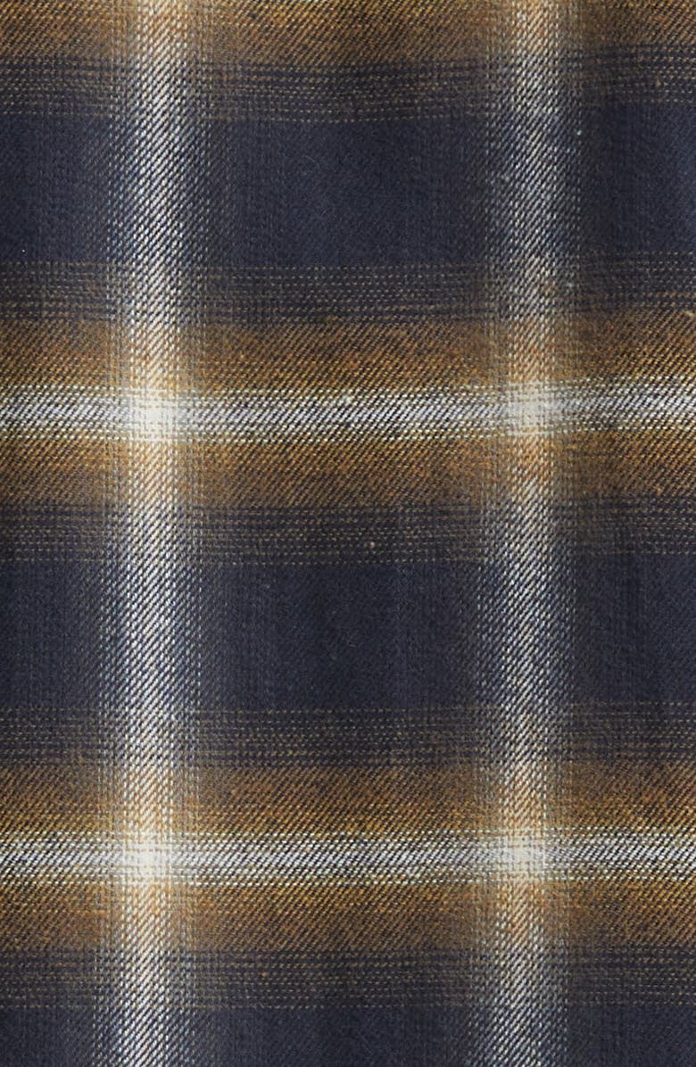 Second Layer Logan Ombré Check Flannel Button-Up Shirt, Alternate, color, Olive/ Black Check