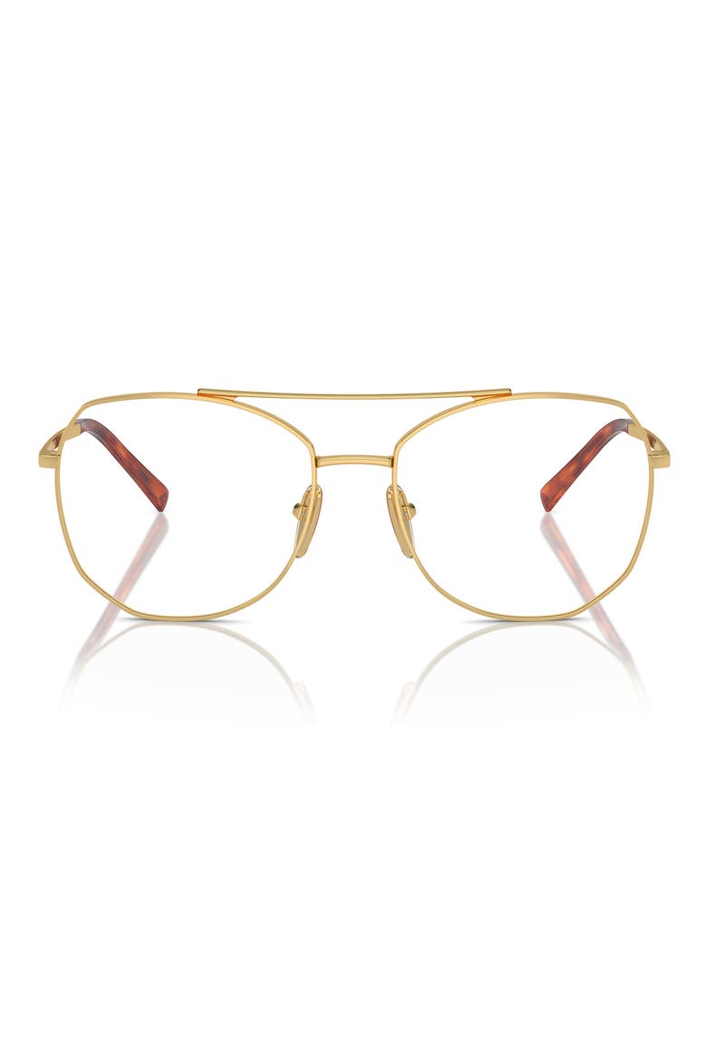 56mm Round Optical Glasses, Main, color, GOLD