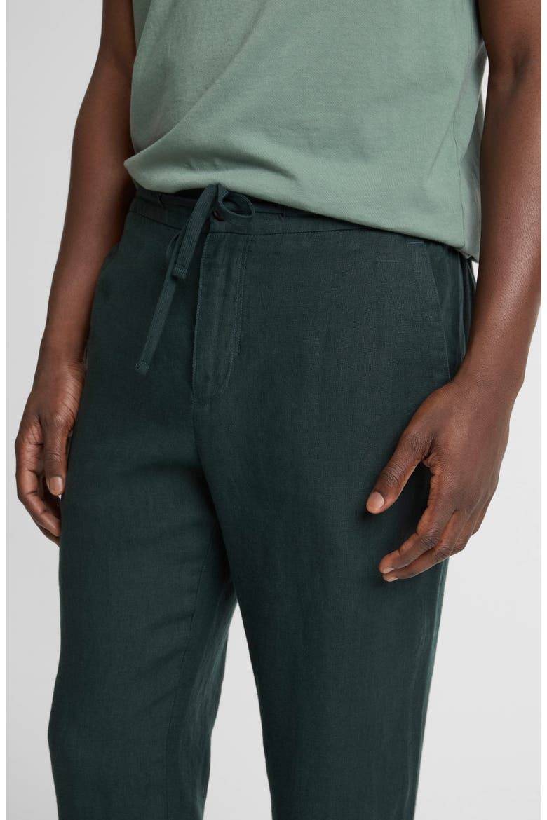 Lightweight Hemp Linen Pants, Alternate, color, SEAWEED